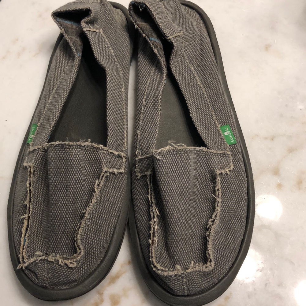 Grey Sanuk Loafers